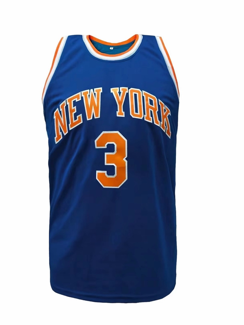 New York Knicks Starks #3 Jersey - Blue/Orange Size Medium Basketball New